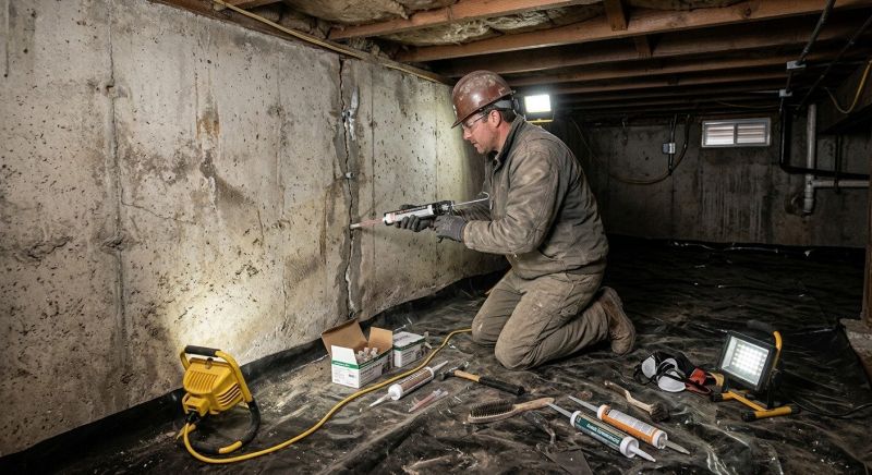 Basement Foundation Repair in Bethany, CT