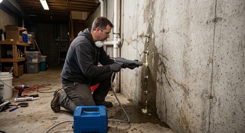 Basement Foundation Repair in Branford, CT