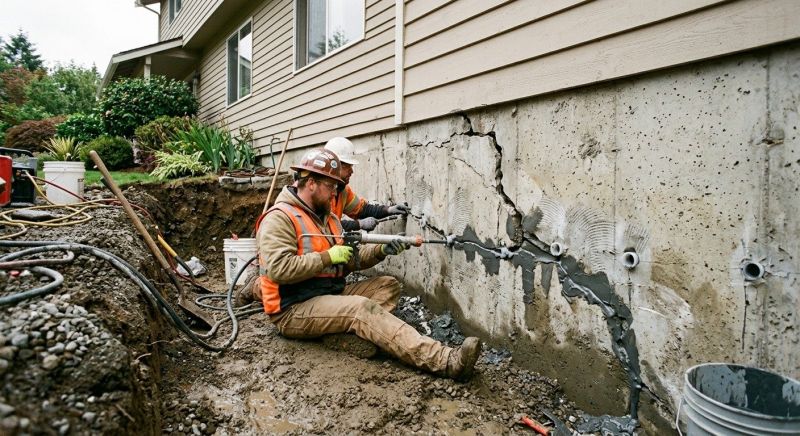 Basement Foundation Repair in Brookfield, CT