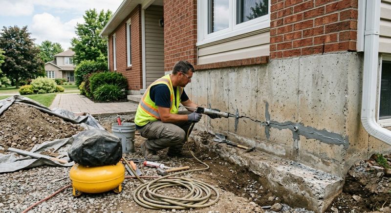 Basement Foundation Repair in Derby, CT
