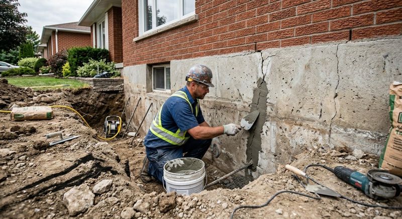 Basement Foundation Repair in New Fairfield, CT
