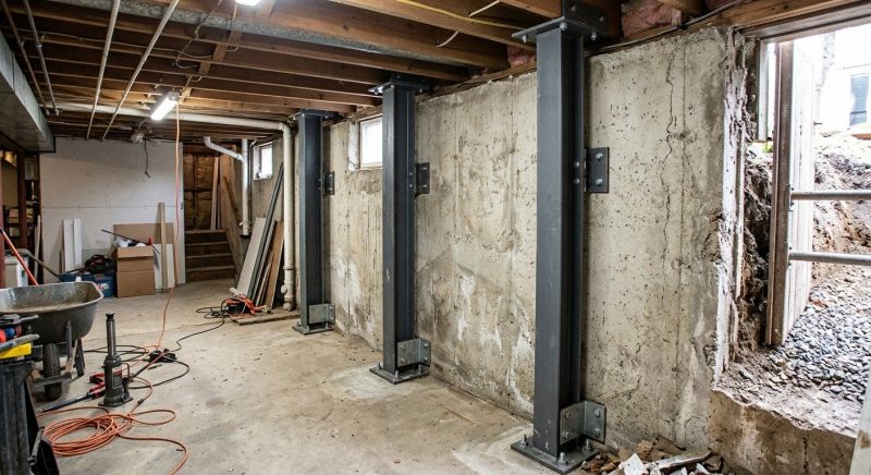 Basement Stabilization in Waterbury, CT