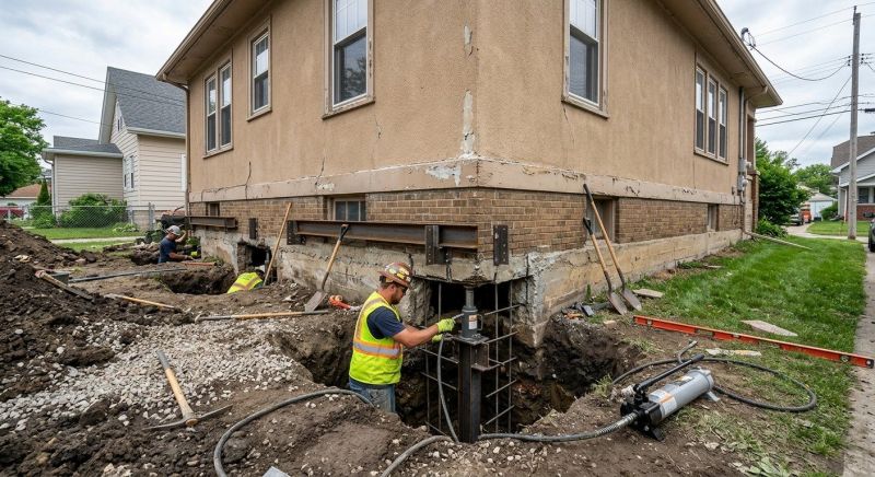 Basement Underpinning in Waterbury, CT