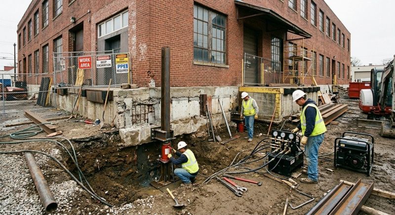 Building Foundation Repair in Hamden, CT
