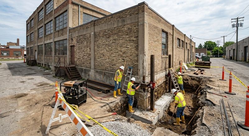Commercial Foundation Repair in Waterbury, CT