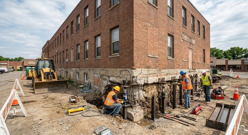 Commercial Foundation Repair in Waterbury, CT