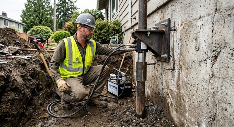 Concrete Foundation Leveling in Redding, CT