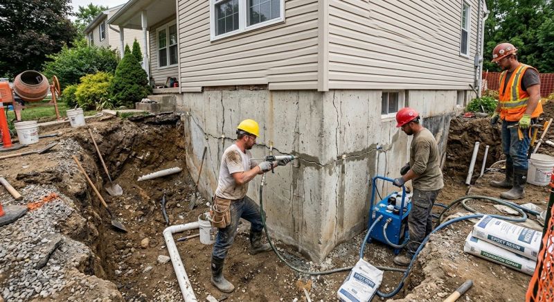 Concrete Foundation Repair in Avon, CT