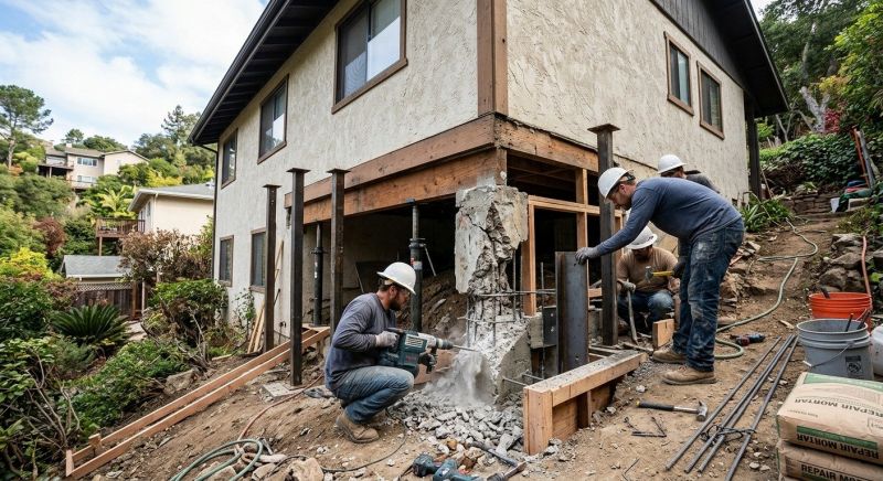Concrete Foundation Repair in Plainville, CT