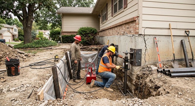 Cracked Foundation Repair in Danbury, CT