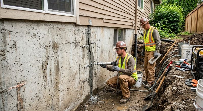 Cracked Foundation Repair in East Haven, CT