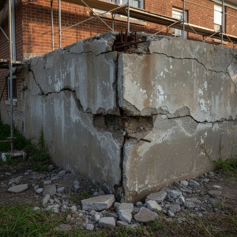 Cracked Foundation Repair in Waterbury, CT