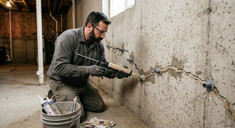 Cracked Foundation Repair in Trumbull, CT