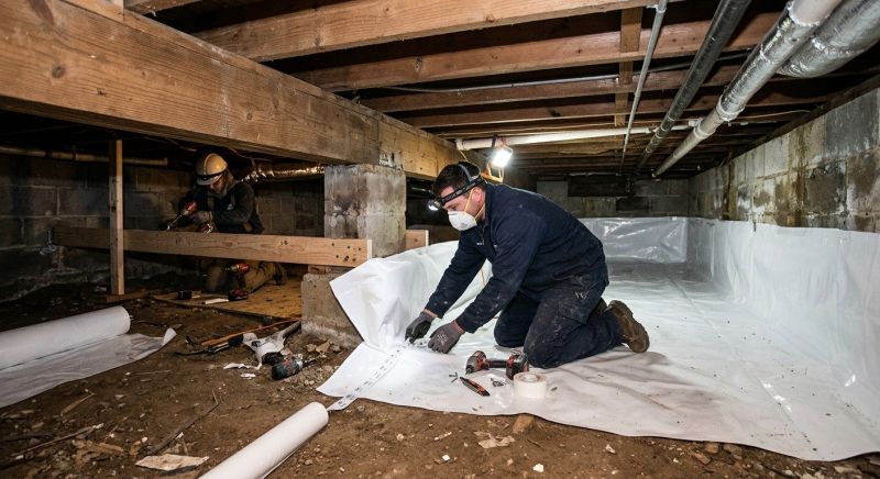 Crawl Space Leveling in Waterbury, CT