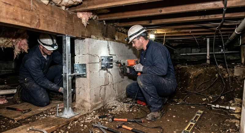 Crawlspace Foundation Repair in Berlin, CT