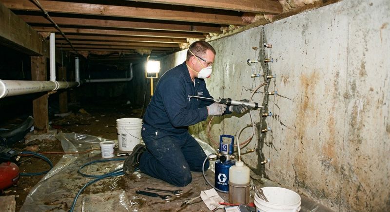 Crawlspace Foundation Repair in Bethany, CT
