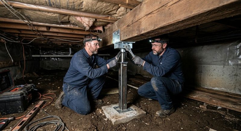 Crawlspace Foundation Repair in New Milford, CT