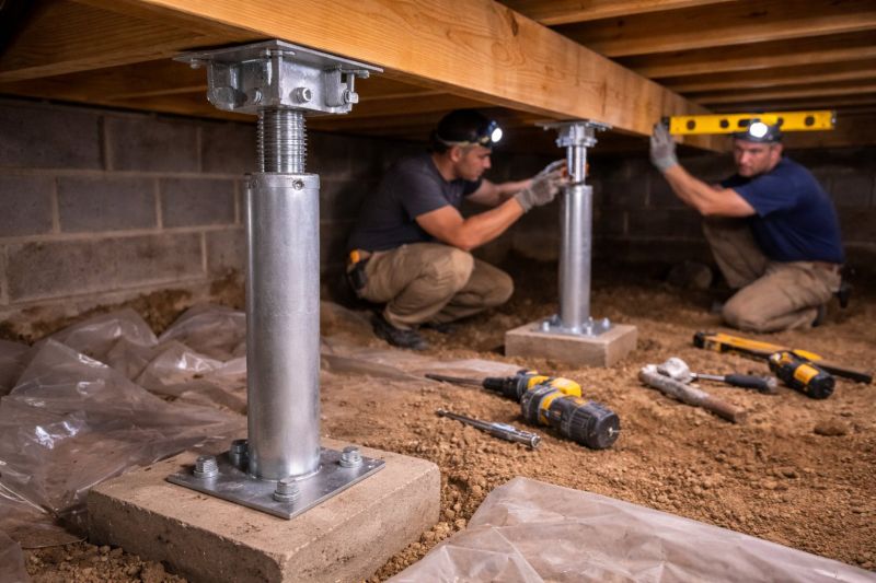 Crawlspace Structural Repair in Waterbury, CT
