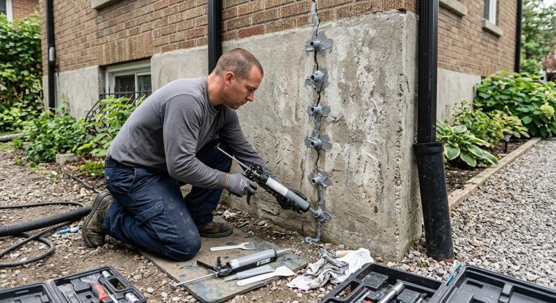 Foundation Crack Repair in Bristol, CT