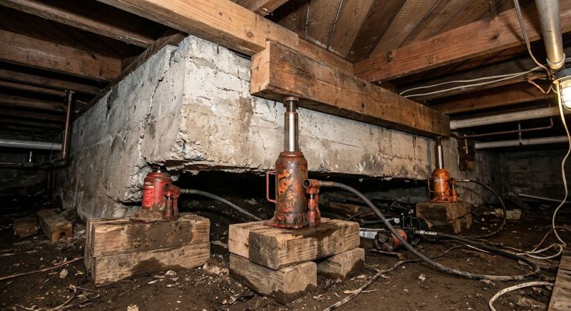 Foundation Jacking in Bridgewater, CT