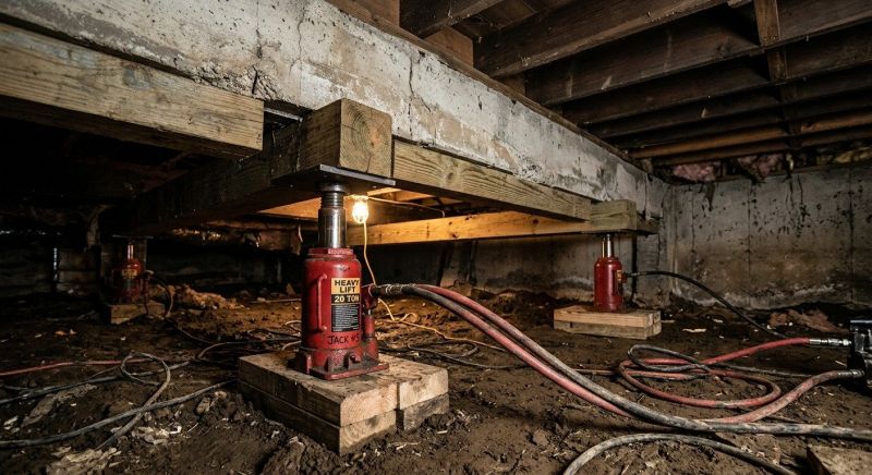 Foundation Jacking in Danbury, CT