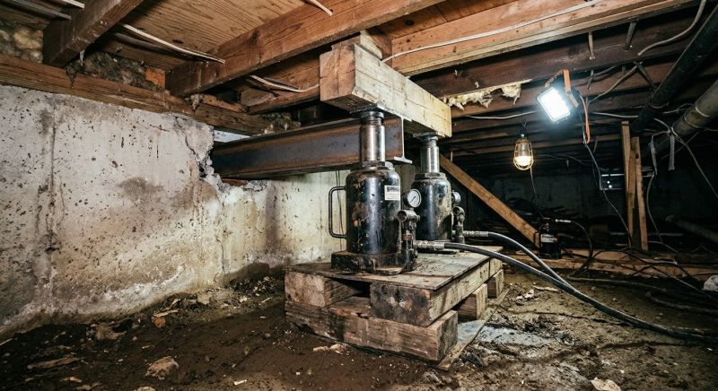 Foundation Jacking in Danbury, CT