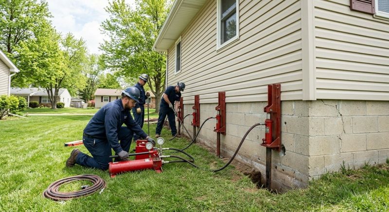 Foundation Jacking in Oakville, CT