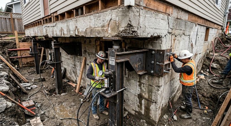 Foundation Lifting in Ansonia, CT