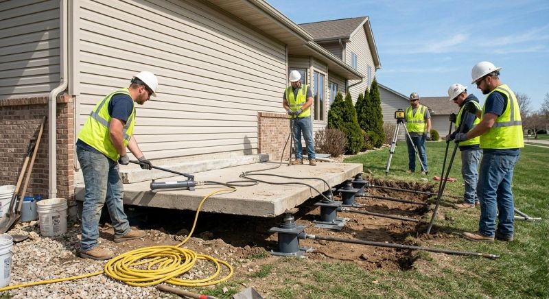 Foundation Lifting in Monroe, CT