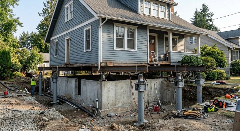 Foundation Raising in Newtown, CT