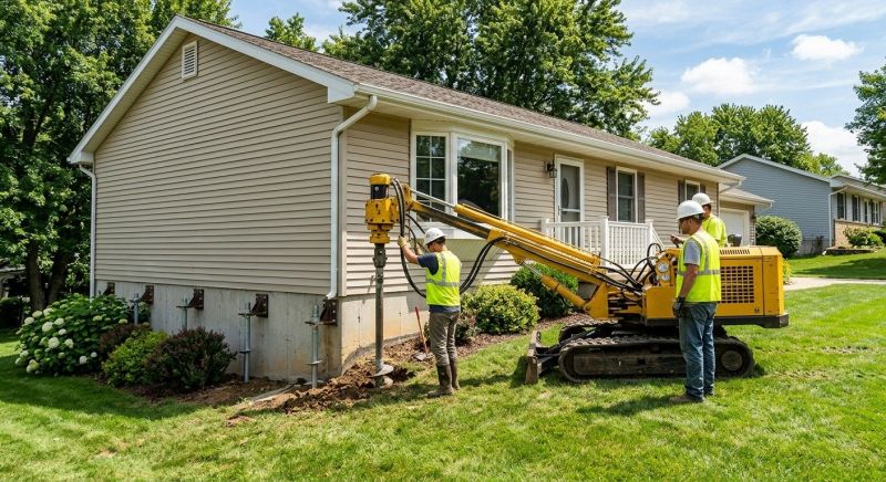 Foundation Raising in Oxford, CT