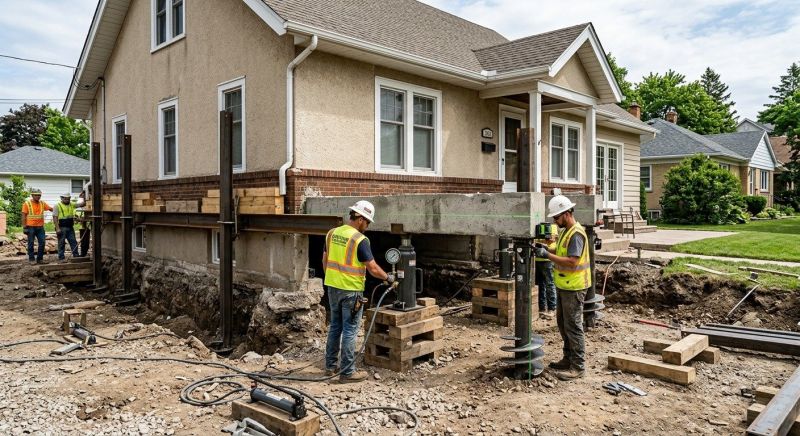 Foundation Releveling in Waterbury, CT
