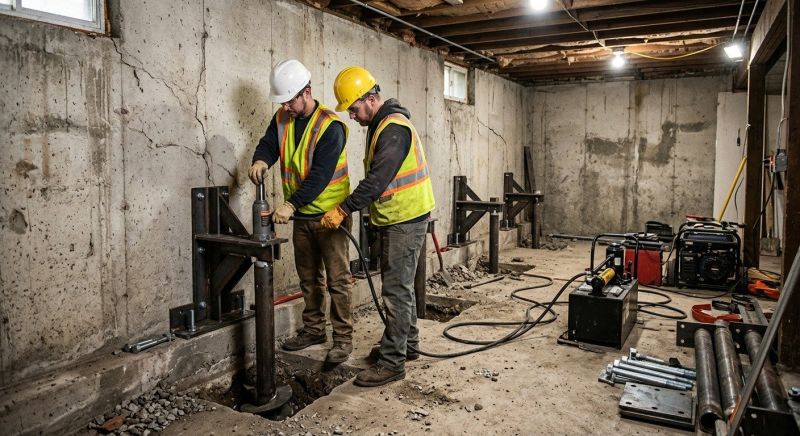 Foundation Stabilizing in Branford, CT