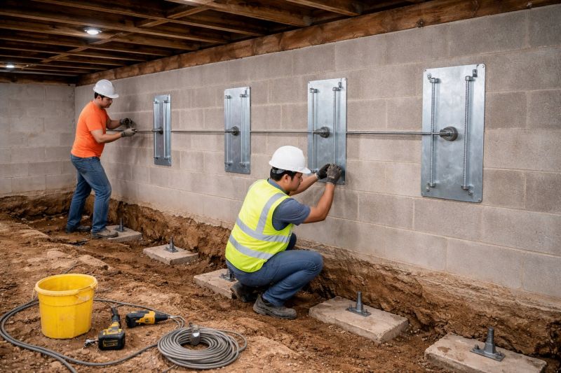 Foundation Stabilizing in Cornwall Bridge, CT
