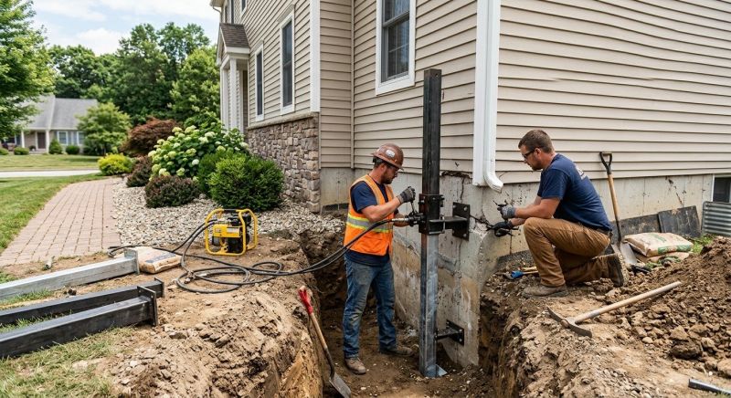 Foundation Stabilizing in Cornwall Bridge, CT