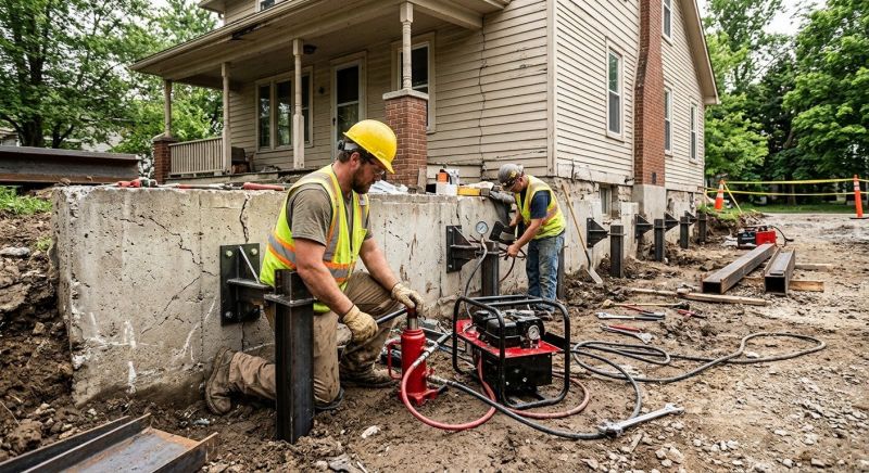 Foundation Stabilizing in New Fairfield, CT