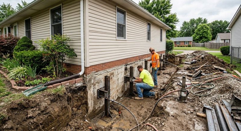 Foundation Stabilizing in Oxford, CT