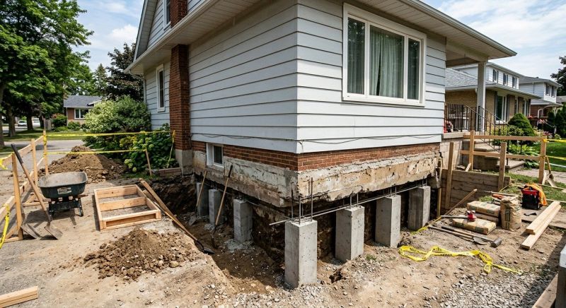 Foundation Underpinning in Waterbury, CT
