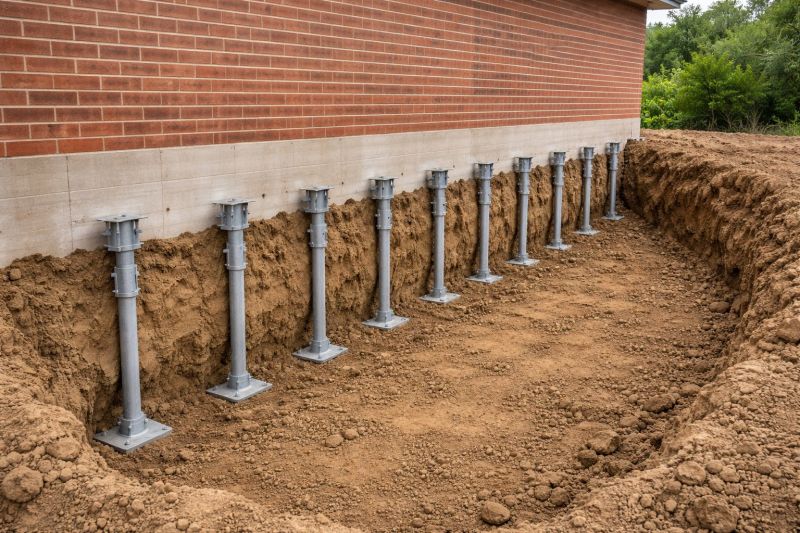 Helical Piers Installation in Waterbury, CT