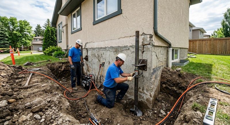 Helical Pile Installation in Waterbury, CT