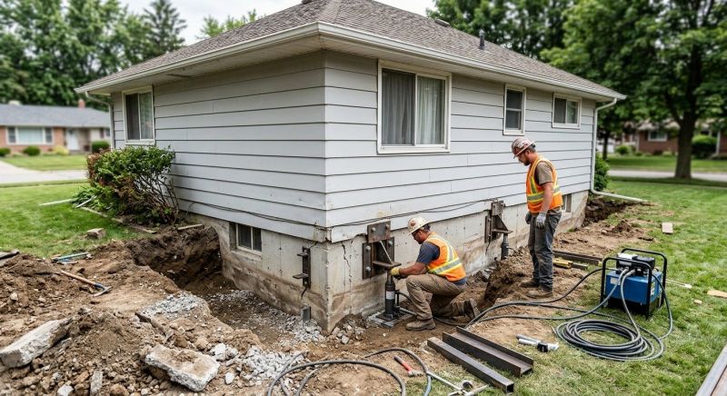 House Foundation Repair in Redding, CT