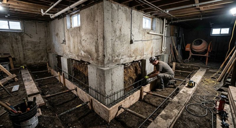 House Underpinning in Waterbury, CT