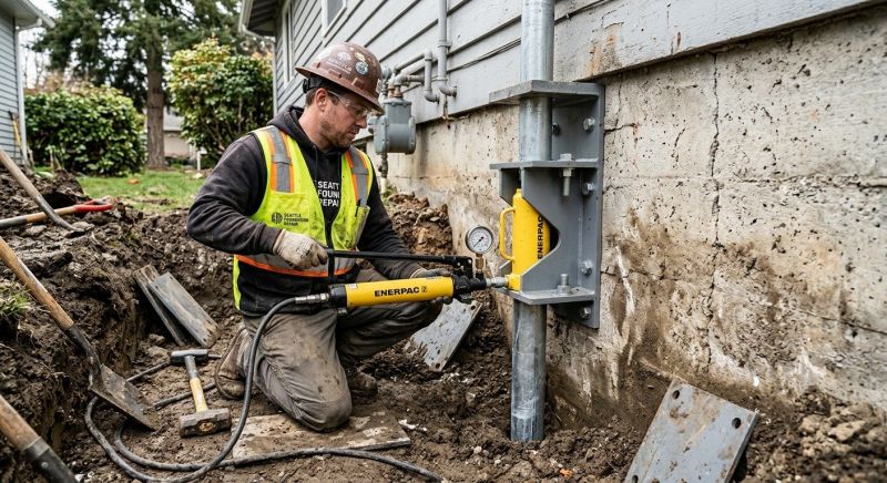 Settling Foundation Service in Ansonia, CT