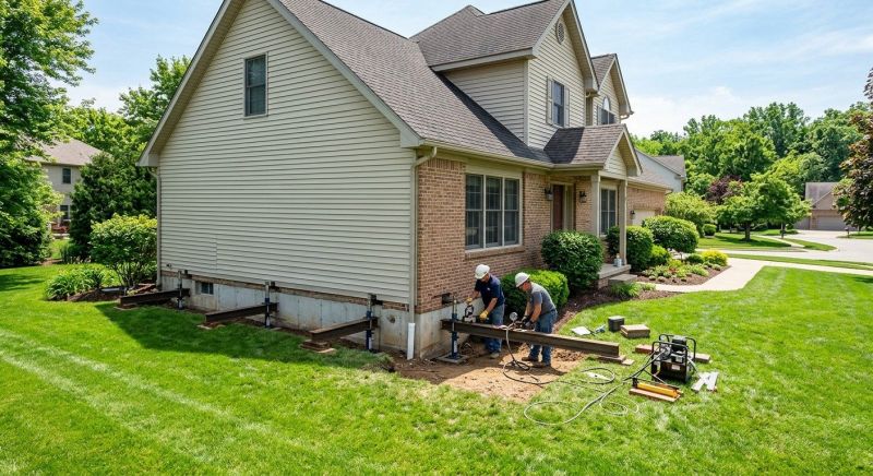 Settling Foundation Service in Middlebury, CT
