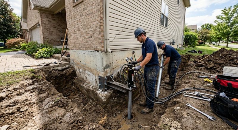 Settling Foundation Service in Thomaston, CT