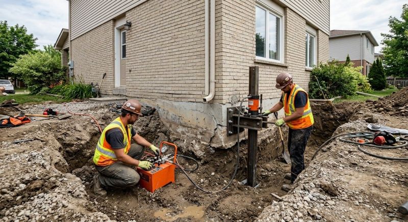 Sinking Foundation Lifting in Waterbury, CT