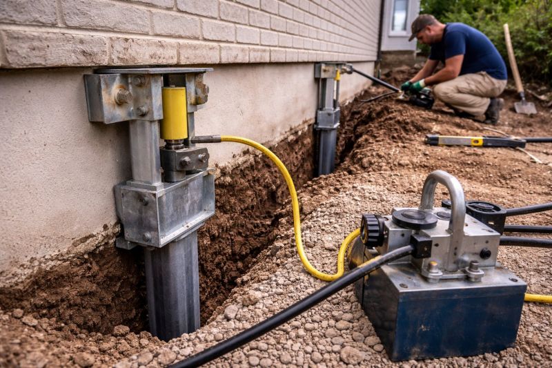Sinking Foundation Repair in Litchfield, CT