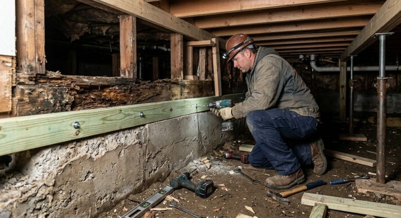 Sinking Foundation Repair in Southbury, CT