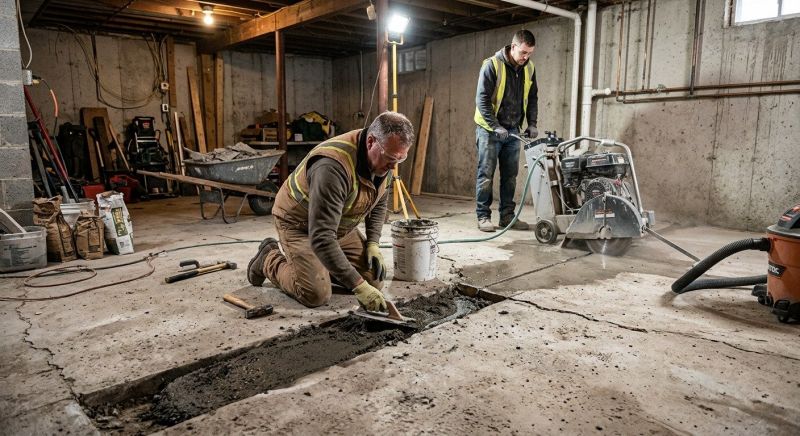 Slab Foundation Repair in Waterbury, CT