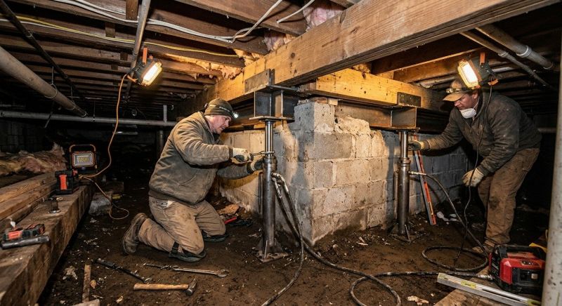 Structural Foundation Repair in East Berlin, CT